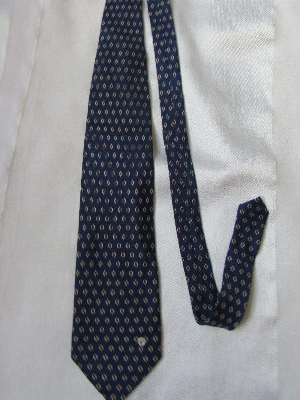 Versace V2 Silk Tie, Blue/red/white, Japanese label. 100% silk